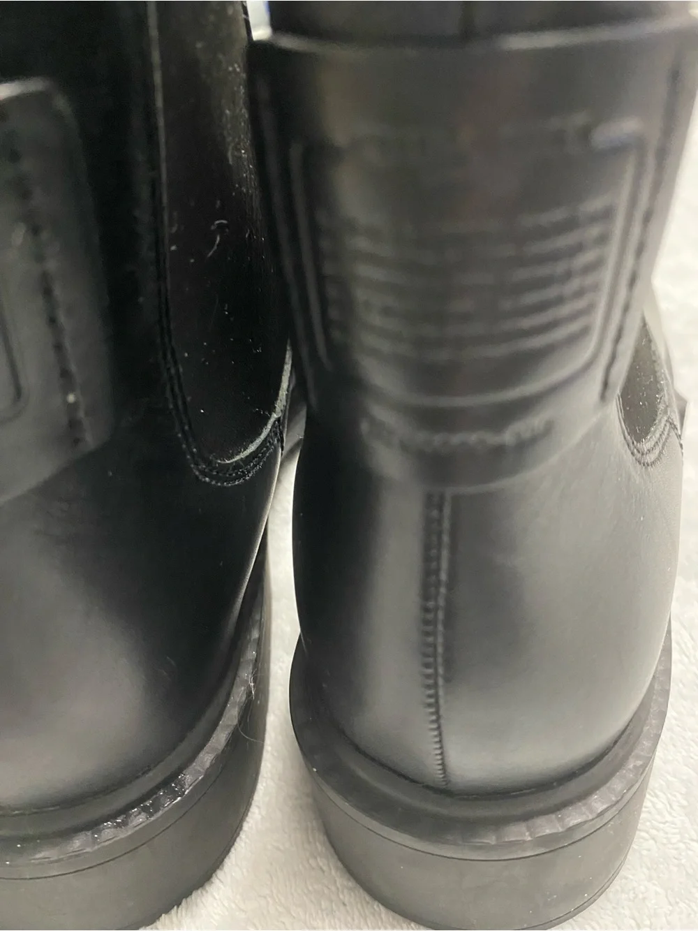 Classic Coach Lydon Black Leather Chelsea Boots Size 8